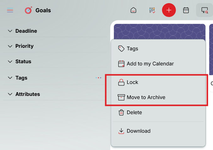 Change asset status from the Explorer