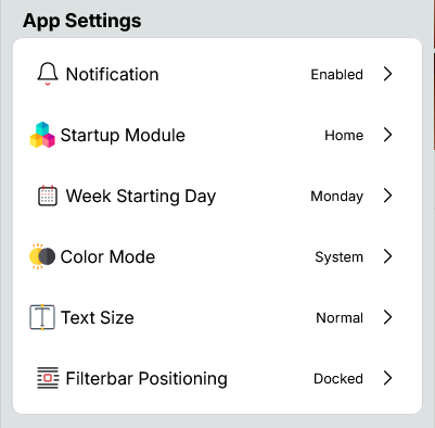 App Setting Commands